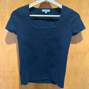 Madewell Square-Neck Sweater Tee